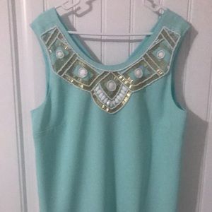 Teal Lilly Pulitzer Sabrina shift
